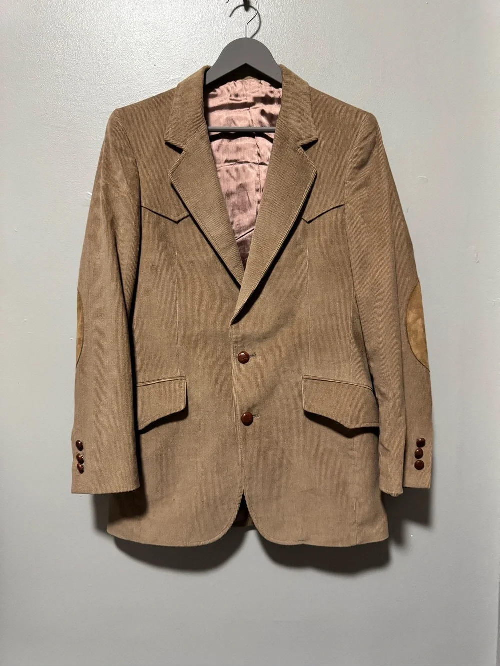 Vintage Western Classics Guy Garrett Corduroy Blazer Jacket 36R Western Suede